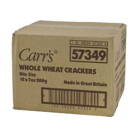 CARRS Carr's Whole Wheat Crackers 7 oz., PK12 5929057349